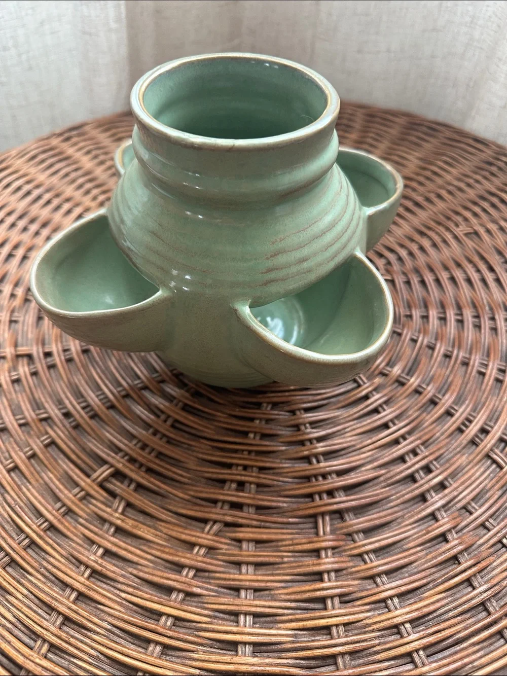 Vintage McCoy Pottery No. 3020 Strawberry / Herb Mint Planter - Mint Condition